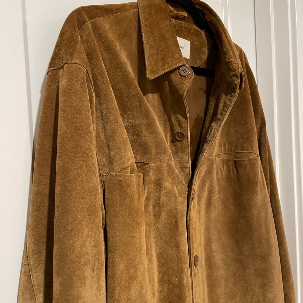 Pronto Uomo Tan Suede Utility Jacket